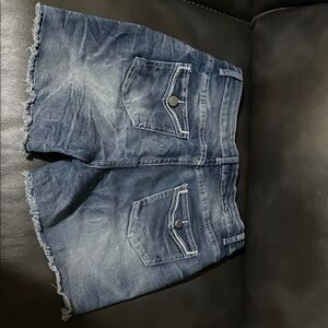 Blue Denim Women's Shorts